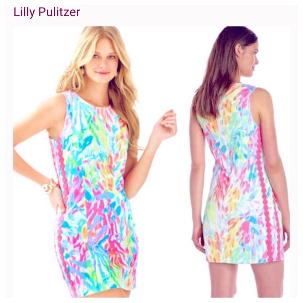 Lilly Pulitzer Mila Shift Dress Sparkling Sands
